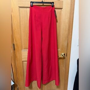 AKIRA Black Label Red Palazzo Pants - Women’s size small, Fits like a size XS